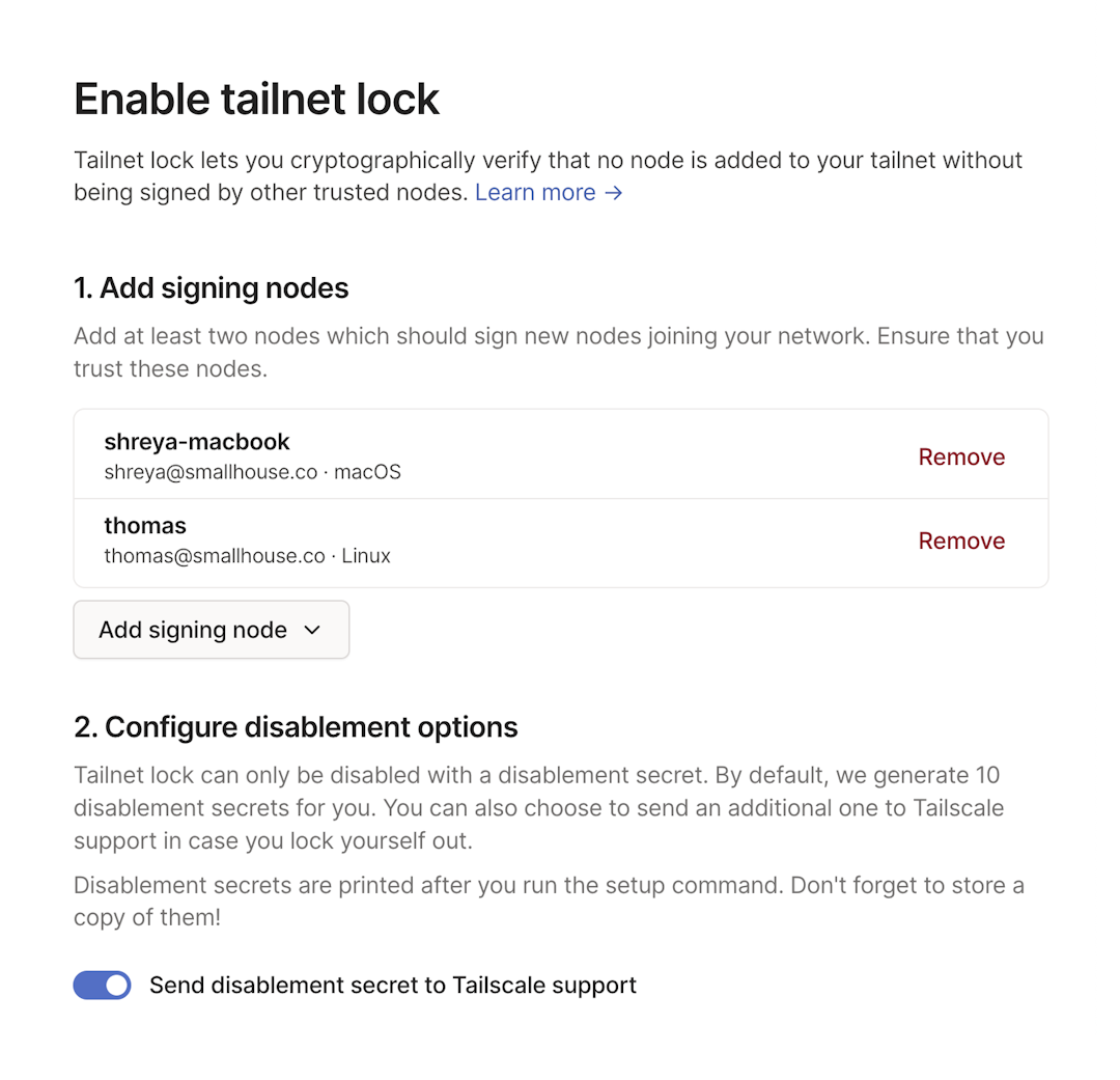 Enable tailnet lock UI