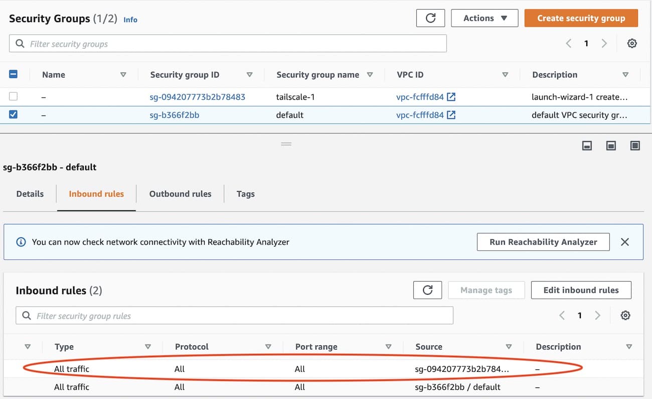 Add subnet relay to RDS security policy